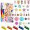 72 pcs cute cat push pins decorative thumbtacks assorted colors for cork boards, walls, and office use